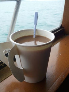 船上提供的咖啡