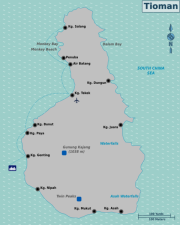 刁曼岛平面图